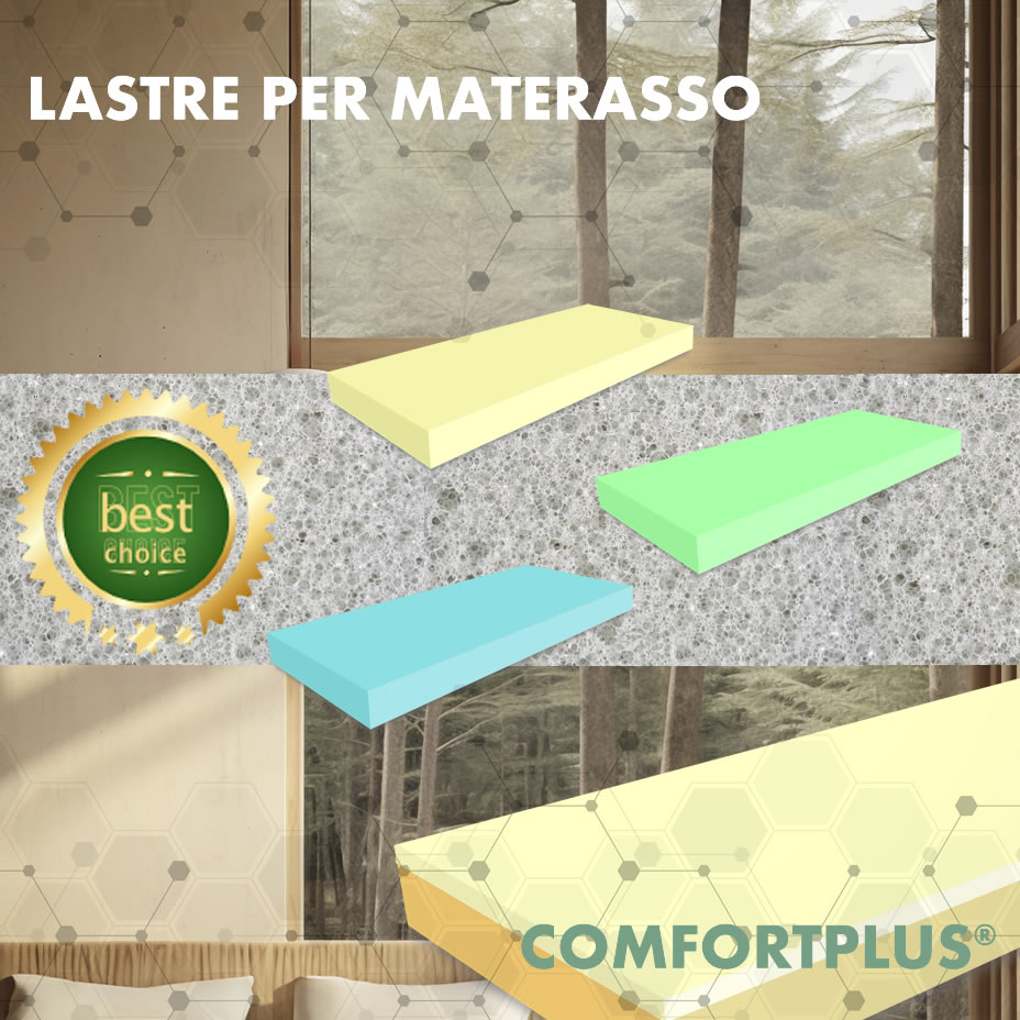 Lastre per materassi comfortplus foam